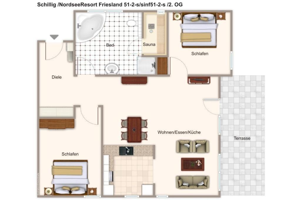 Nordseeresort Friesland Nordseeresort Friesland 51-2-S 쉴리그 외부 사진